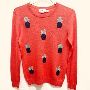 Women's Vineyard Vines Merino Wool Sweater, Coral, Size S